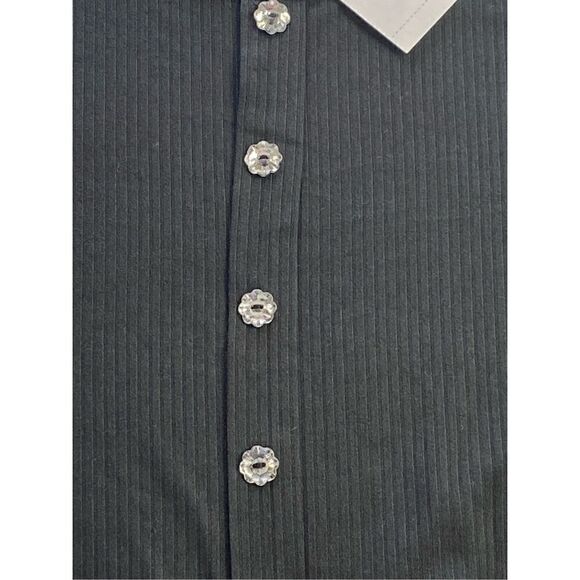 Knit Works Button Girl’s XLARGE Top and Plaid Scooter Skirt Set - Picture 4 of 11